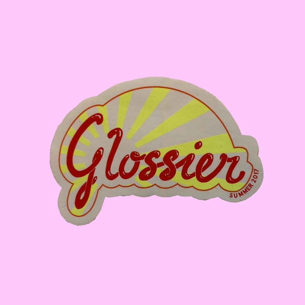 RARE glossier summer 17 collectors item sticker